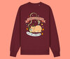 Niet Nu Laura - Burgundy 'Minder Kas opfretten' Unisex Sweater