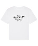 The Haunted Youth - White 'Bat Logo' Unisex T-shirt