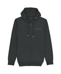 Preuteleute - Dark Heather Grey 'Bull' Zipped Hoody