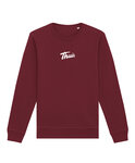 Thuis - Burgundy 'Logo' Sweater