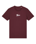 Thuis - Burgundy 'Logo' T-shirt