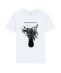 Suede - White 'Disintegrate' T-shirt