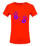20 Jaar Ketnet - Handjes - Oranje Dames Shirt