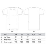 Wit/Navy Kinder T-shirt