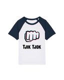 Helden - Wit/Navy "Tjik Tjok" Volwassen T-shirt