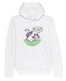 Arnoleon - White 'Eenhoorn' Unisex Hoodie