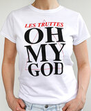 Les Truttes - White 'Oh My God' Girls T-shirt