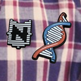 Nerdland - "Logo & DNA" Pins