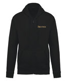 Les Truttes - Black 'Oh My God' Zipped Hoodie