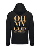 Les Truttes - Black 'Oh My God' Zipped Hoodie