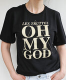 Les Truttes - Black 'Oh My God' T-shirt