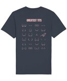 Preuteleute - India Ink Grey 'Greatest Tits' T-shirt