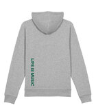 StuBru - Heather Grey 'Life is Music' Hoodie