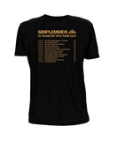 Simple Minds - Black 'Wings Tour' T-shirt