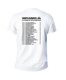 Simple Minds - White 'Heart Tour' T-shirt