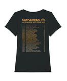 Simple Minds - Black 'Wings Tour' Girls T-shirt