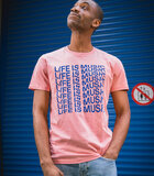 StuBru - Canyon Pink 'Wave' T-shirt