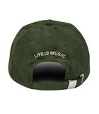 StuBru - Dark olive 'Life is music' pet