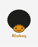 Aaitski! - White 'Afroboy' Hoodie