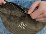 StuBru - Olive 'Logo' Fanny pack