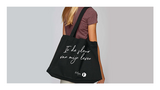 Dertigers - Black "In de sleur van mijn leven" shopping bag