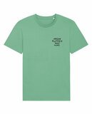 Arnoleon - Dusty Mint 'Vriendelijkheid Kost Niets' T-shirt