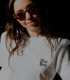 StuBru - White 'Schrijfbord' T-shirt + textielstift