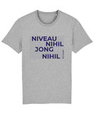 Het Eiland - Heather Grey 'Niveau Nihil Jong, Nihil' T-shirt