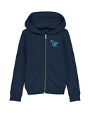 #LikeMe - Navy 'liedjes' zipped hoodie
