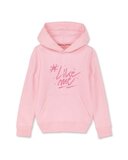 #LikeMe - Cotton Pink 'sparkling logo' hoodie
