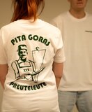 Preuteleute - White 'Pita Goras' T-shirt