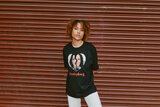 Thuis - Zwart baggy "Karin" T-shirt