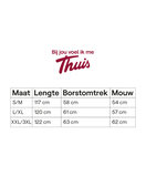 Thuis - Burgundy 'Logo' Badjas met kap