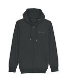 Preuteleute - Dark Heather Grey 'Bull' Zipped Hoody