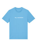 Regi - Aqua Blue 'Never Again' T-shirt
