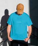 Regi - Aqua Blue 'Never Again' T-shirt