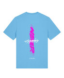 Regi - Aqua Blue 'Never Again' T-shirt