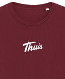 Thuis - Burgundy 'Logo' Sweater