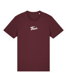 Thuis - Burgundy 'Logo' T-shirt