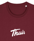 Thuis - Burgundy 'Logo' T-shirt