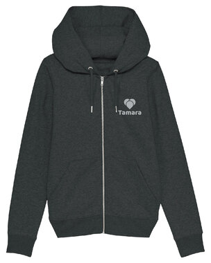 Hartekamp - Girls Hooded Zipper - Dark Grey Heather