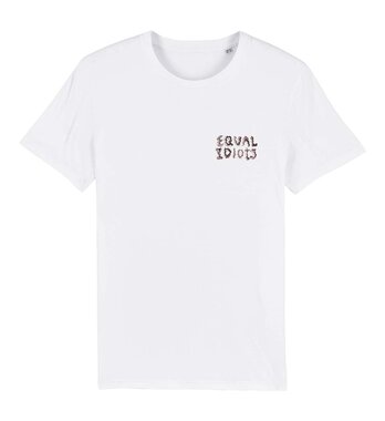 Equal Idiots - White Unisex T-shirt