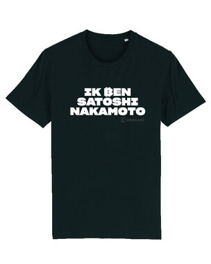 Nerdland - Black 'Satoshi Nakamoto' Shirt