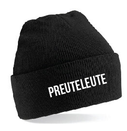 Preuteleute - Black 'Preuteleute' Beanie