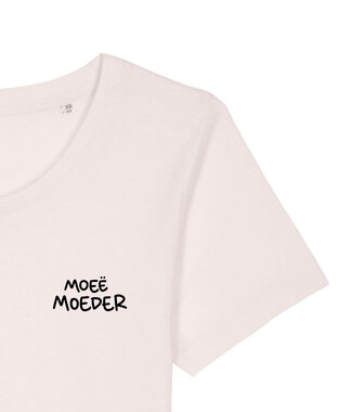 Arnoleon - Vintage White 'Moeë Moeder' Girls T-shirt