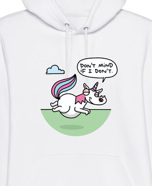 Arnoleon - White 'Eenhoorn' Unisex Hoodie