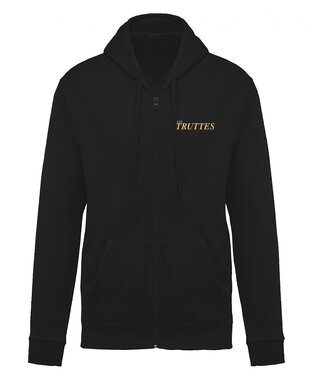 Les Truttes - Black 'Oh My God' Zipped Hoodie