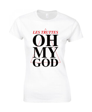 Les Truttes - White 'Oh My God' Girls T-shirt