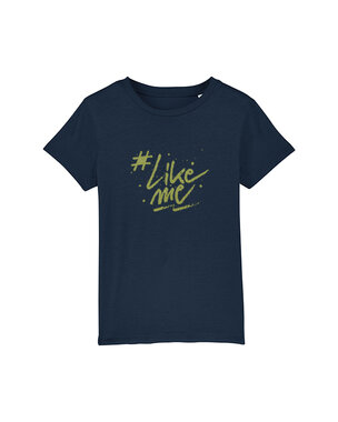 #LikeMe - Navy 'sparkling logo' T-shirt