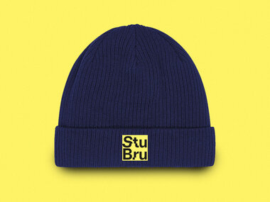 StuBru - Navy 'Logo' muts